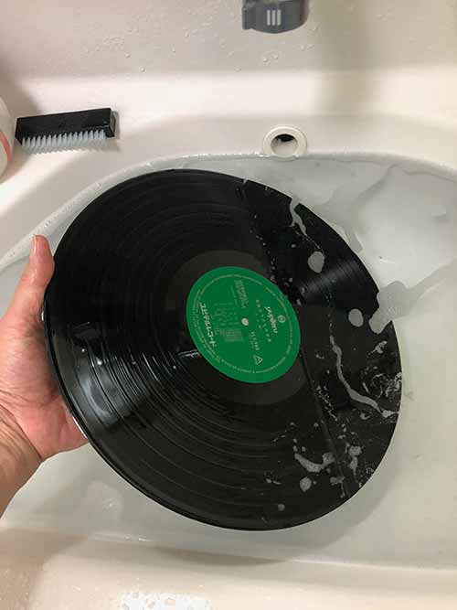レコード水洗い